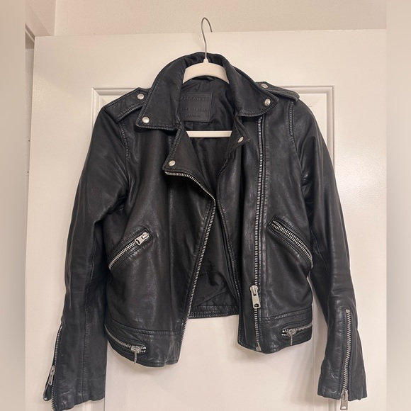 All Saints Jackets & Blazers - All Saints leather jacket - Bourne Biker